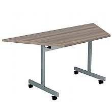 Trapeziodal tilting table, grey oak