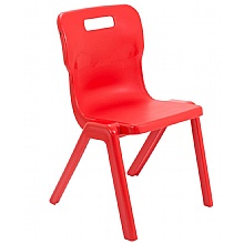 classroom chair red in 6 sizes