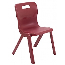classroom chair burgundy in 2 sizes