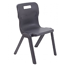 classroom chair charcoal in 2 sizes