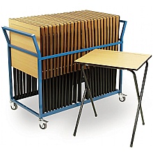 Exam Desk Pack Trolley & 25 Desks
