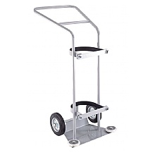 Oxygen Cylinder Trolley, Anti-Static Wheels & Epoxy Finish