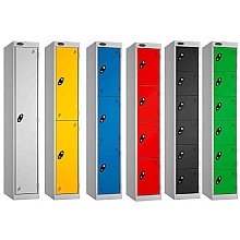 Express Lockers in six door colours