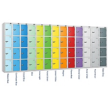 Pure Covid Safe Lockers in 13 Door Colours