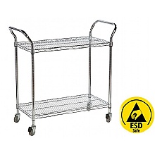 ESD Safe Electronics Trolleys, 3 Tiers