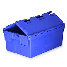 40 Litres Attached Lid Container