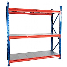 Longspan Heavy Duty Racking with Steel Decking