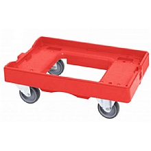 Model 2 Red plastic container dolly