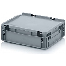 Attached Lid Euro Stacking Container 10 litres