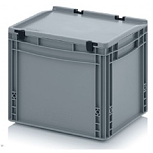 Attached Lid Euro Stacking Container 30 litres