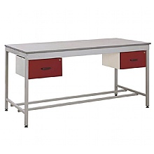 Workshop Bench: Robust UK-Made with Two Secure Drawers