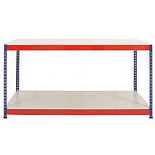Rivet Value Workbench, with Bottom White MFC Shelf