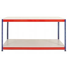 Rivet Value Workbench, with Bottom White MFC Shelf