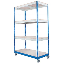 Mobile Shelving Trolley with brakes