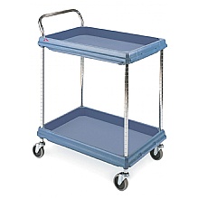 Tray Trolleys with 2 deep lipped trays
