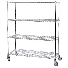 Stainless Steel Wire Shelf, Nylon-Coated Cold Room Catering Racks
