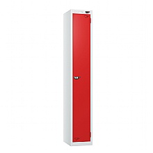 Single Compartment Locker, Flame Red