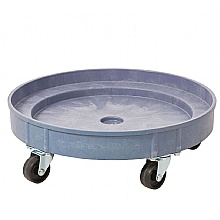Plastic round drum dolly for 210 litre oil drums