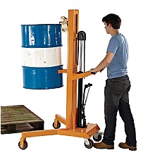 Pallet loader raised