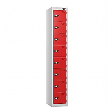 Eight Door Locker, Flame Red