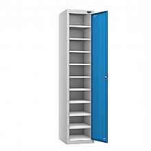 Ten Door Locker, Cobalt Blue