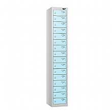 Sixteen Door Locker, Ribbon Blue