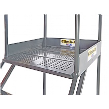 Large Punched steel platform