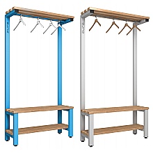 Pure Cloakroom unit for clothes with base shelf