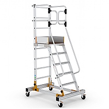 Aluminium Mobile Safety Steps, 6 Tread