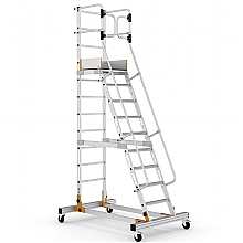 Aluminium Mobile Safety Steps, 10 Tread