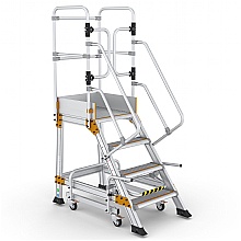 Mobile Safety Steps with Safety Lock, 4 Tread