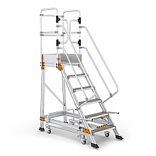 Mobile Safety Steps with Safety Lock, 6 Tread