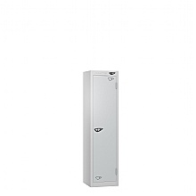 Single Door 1200mm Locker, Pearl Silver