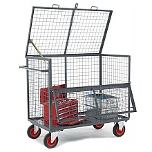Security Cage - Heavy-Duty 500kg Mesh Trolley