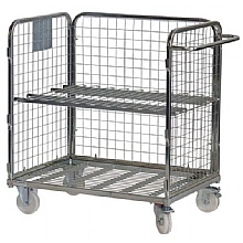 Picking Trolley - Compact Merchandising Unit With Mesh Sides