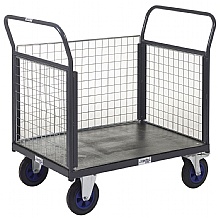 Heavy Duty Trolley With Three Mesh Sides