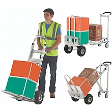 Sack Trolley -  Three-Way Truck, Versatile & Aluminium