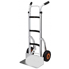 Sack Truck - Aluminium Curved Back Solid Toe With Sliders