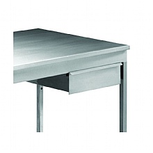 Stainless steel single drawer