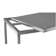 Stainless steel removable top