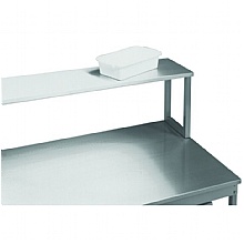 Stainless steel upper shelf
