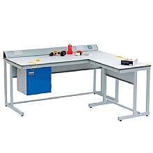ESD cantilever workbench with extension
