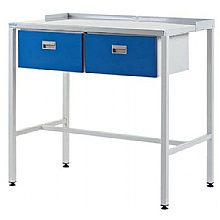 Flat Top Workstation, Two Drawers