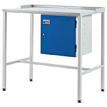 Flat Top Workstation with Cupboard