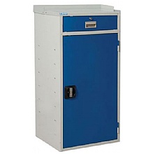 Industrial Workstation - With Flat Top, Cupboard & Drawer