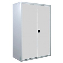 Standard industrial cupboard grey doors