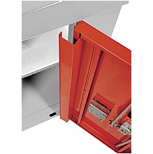 Full-lengtrh heavy-duty hinges