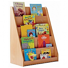 Book Stand - Library Display with 5 Tiered Shelves