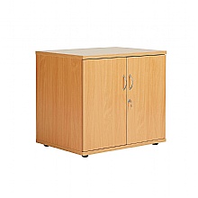 Beech 730mm high cupboard one shelf