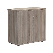 White 800mm high cupboard one shelf